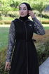 Pulpayet Detaylı Ferace Gümüş MİH15200 - Thumbnail