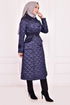 Quilting Coat Navy blue ASM2413 - Thumbnail