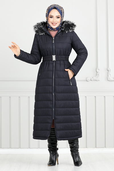 MRV H.N. - Quilting Detailed Swollen Coat 5907HN1061-M Laci