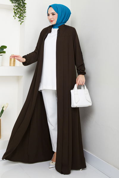 MRV E.S.L. - Rayure Détaillé Hijab Ferace 1007ESL1097-L Café