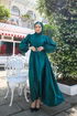 Satin Dress Emerald END5509 - Thumbnail