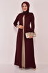 Scaled Dress Burgundy - Thumbnail