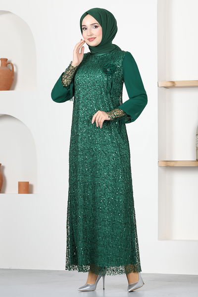 ASM - Scaled Dress Emerald KNC12020