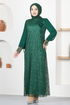 Scaled Dress Emerald KNC12020 - Thumbnail