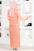 Scaled Dress Salmon KNC12020 - Thumbnail