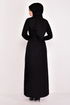 Scaly Evening dress Black ASM2601 - Thumbnail