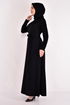 Scaly Evening dress Black ASM2629 - Thumbnail