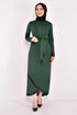 Scaly Evening dress Emerald ASM2601 - Thumbnail