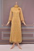 Scaly Evening dress Gold ASM12020 - Thumbnail