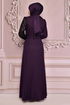 Scaly Evening dress Purple ASM2524 - Thumbnail