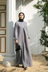 Scaly Ferace Dress Grey ASM2574 - Thumbnail