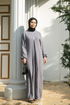 Scaly Ferace Dress Grey ASM2574 - Thumbnail