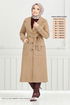Schlagzeile Knopfleiste Cachet Kaban 7021TRT1045-M Latte - Thumbnail