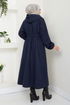 Secret Buttoned Up Coat 0502BGS895-M Laci - Thumbnail