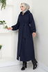 Secret Buttoned Up Coat 0502BGS895-M Laci - Thumbnail