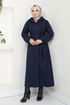 Secret Buttoned Up Coat 0502BGS895-M Laci - Thumbnail