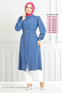 Secret Zippered Aerrobin Cap 9132PL940-M Indigo - Thumbnail