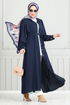 Shirt Collared Dress Ferace 0037BGS895-M Laci - Thumbnail