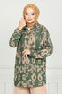 Shirt Collared Patterned Team 1573LNA1042-M Khaki - Thumbnail