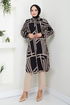 Shirt Collared Viscose Tunic 2354BGS895-M Black&Vision - Thumbnail