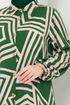Shirt Collared Viscose Tunic 2354BGS895-M Emerald&Vision - Thumbnail