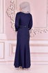Silbrig Kleid Indigo ASM2455 - Thumbnail