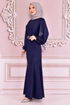 Silbrig Kleid Indigo ASM2455 - Thumbnail