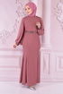 Silbrig Kleid Rose Kurusu ASM2455 - Thumbnail