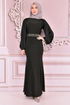 Silbrig Kleid Smaragde ASM2455 - Thumbnail