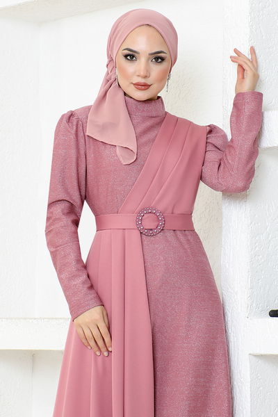 ASM - Silvery Evening dress ASM2538 Rose Kurusu - 340972