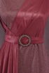 Silvery Evening dress Burgundy ASM2538 - Thumbnail