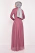 Silvery Evening dress Pink ASM21040 - Thumbnail