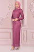 Silvery Evening dress Rose Kurusu END5515 - Thumbnail