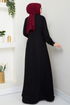SIM Transitif Hijab Ferace 1012ESL1097-L Noir - Thumbnail