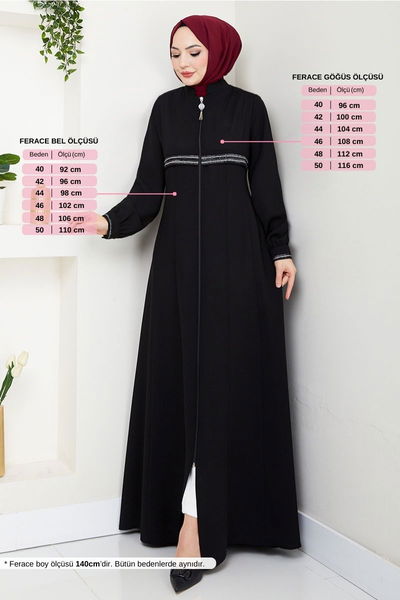 MRV E.S.L. - SIM Transitif Hijab Ferace 1012ESL1097-L Noir
