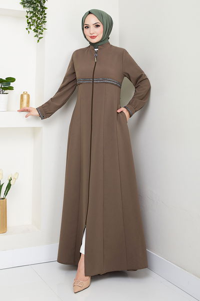 MRV E.S.L. - SIM Transitif Hijab Ferace 1012ESL1097-L Ouvert Café