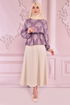 Skirt Kombin Lilac ASR8164 - Thumbnail