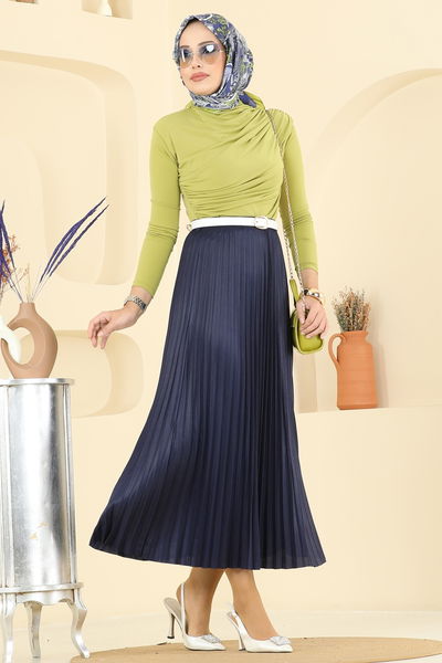 O.Z.T. - Skirts 030OZT1013-MS Navy Blue - 397940