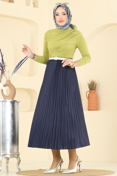 O.Z.T. - Skirts 030OZT1013-MS Navy Blue - 397941