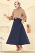Skirts 2060TEG847-MS Navy Blue - Thumbnail