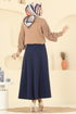 Skirts 2060TEG847-MS Navy Blue - Thumbnail
