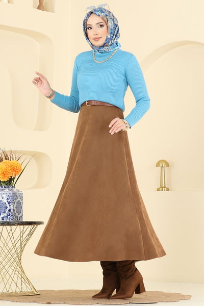 H.B.S. - Skirts 3228HBS856-MS Tan - 412731