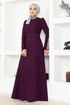 Stein Abendkleid ASM2697 Purpur - Thumbnail