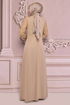 Stein Abendkleid Beige ASM2546 - Thumbnail