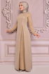 Stein Abendkleid Beige ASM2546 - Thumbnail