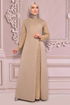 Stein Abendkleid Beige ASM2546 - Thumbnail