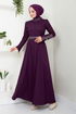 Stein Abendkleid Kleid ASN174 Mürüm - Thumbnail