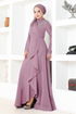 Stein Abendkleid Kleid PRC3524 Rose Kurusu - Thumbnail