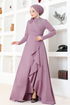 Stein Abendkleid Kleid PRC3524 Rose Kurusu - Thumbnail