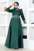 Stein Abendkleid LPN6016 Smaragde - Thumbnail